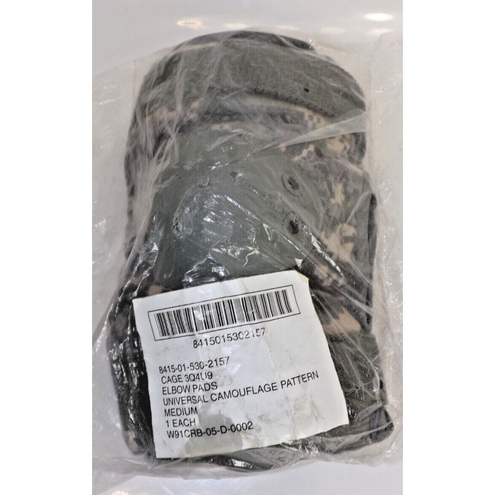 One Pair Medium Elbow Pad MILITARY Universal Camouflage Pattern 8415-01-530-2157